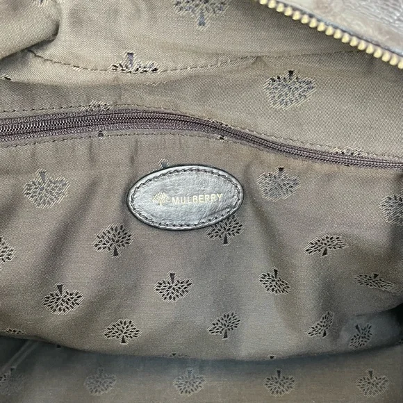 Mulberry brown leather shoulder bag - Picture 4 of 14